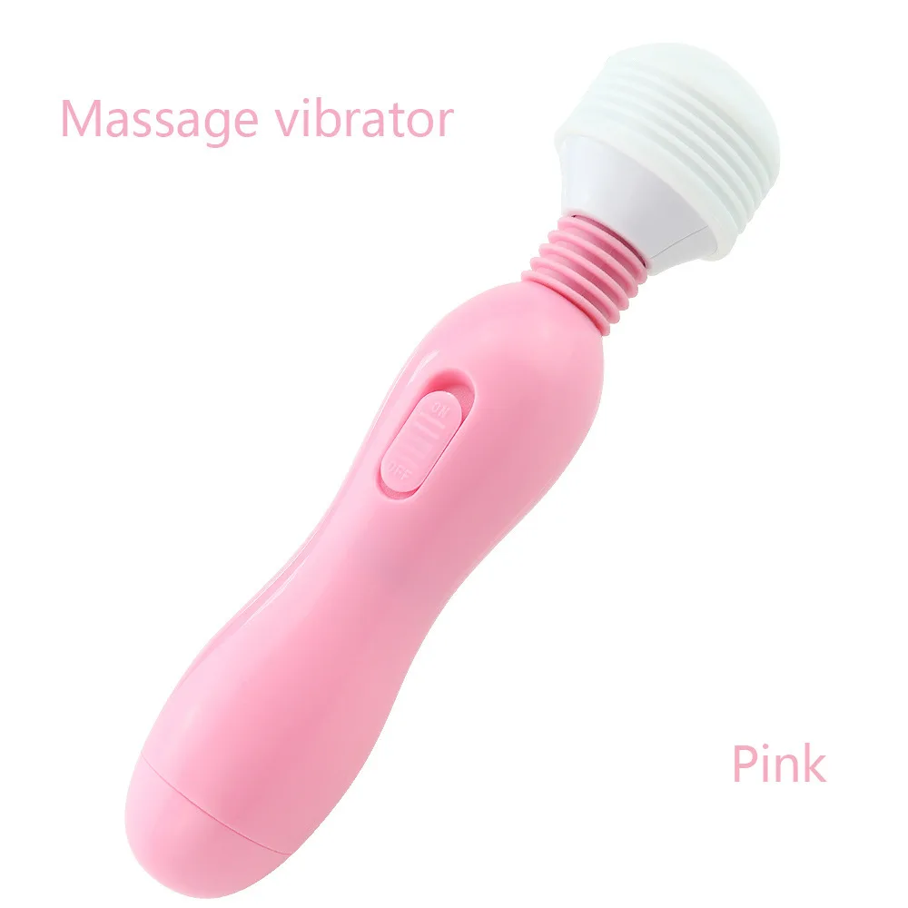 Mini Silicone Vibrating Vaginal Massager Blue Pink Colors — photo 3
