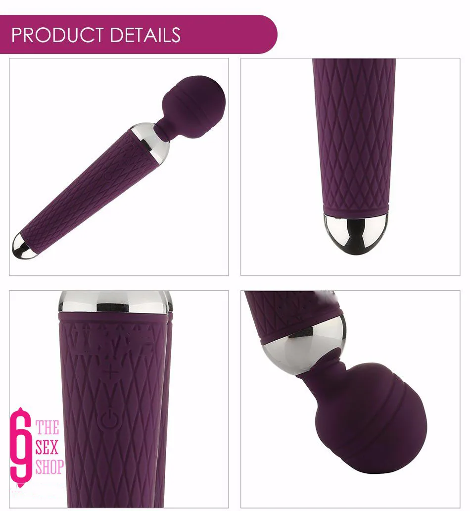 CR 03 Multi-Function Massage Wand 10 Vibration Waterproof — photo 4