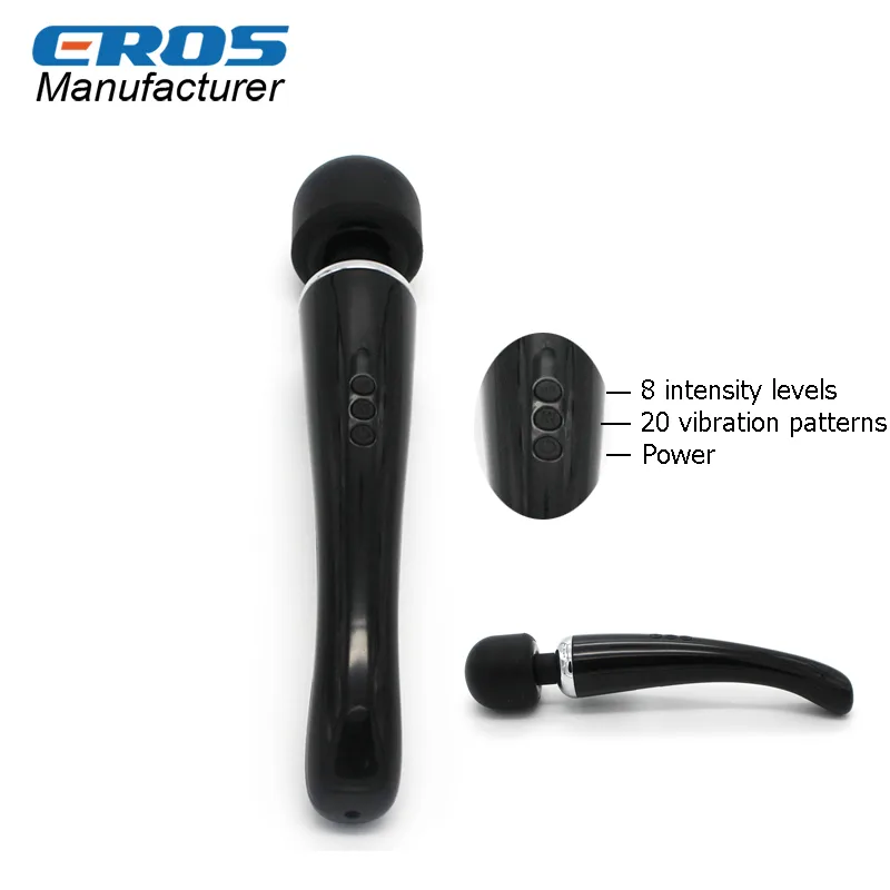 EROS CR02 Curved Vibration Massage Wand ABS Silicone CE EU — photo 2