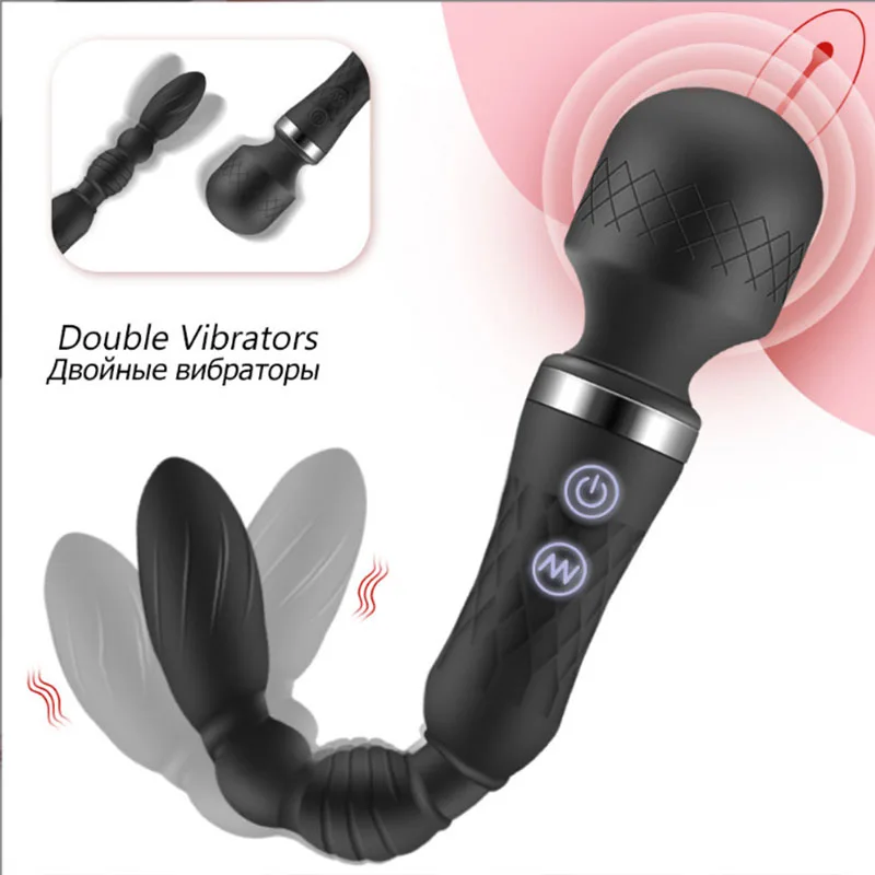 AV Stick dual head vibrator massage toy — photo 2