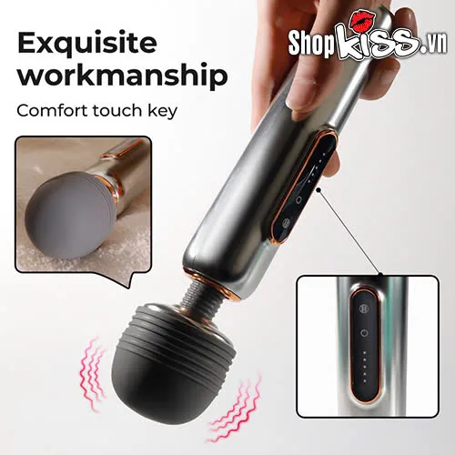 Wand Massager Silicone 5-Speed Orgasm Stimulator — photo 4