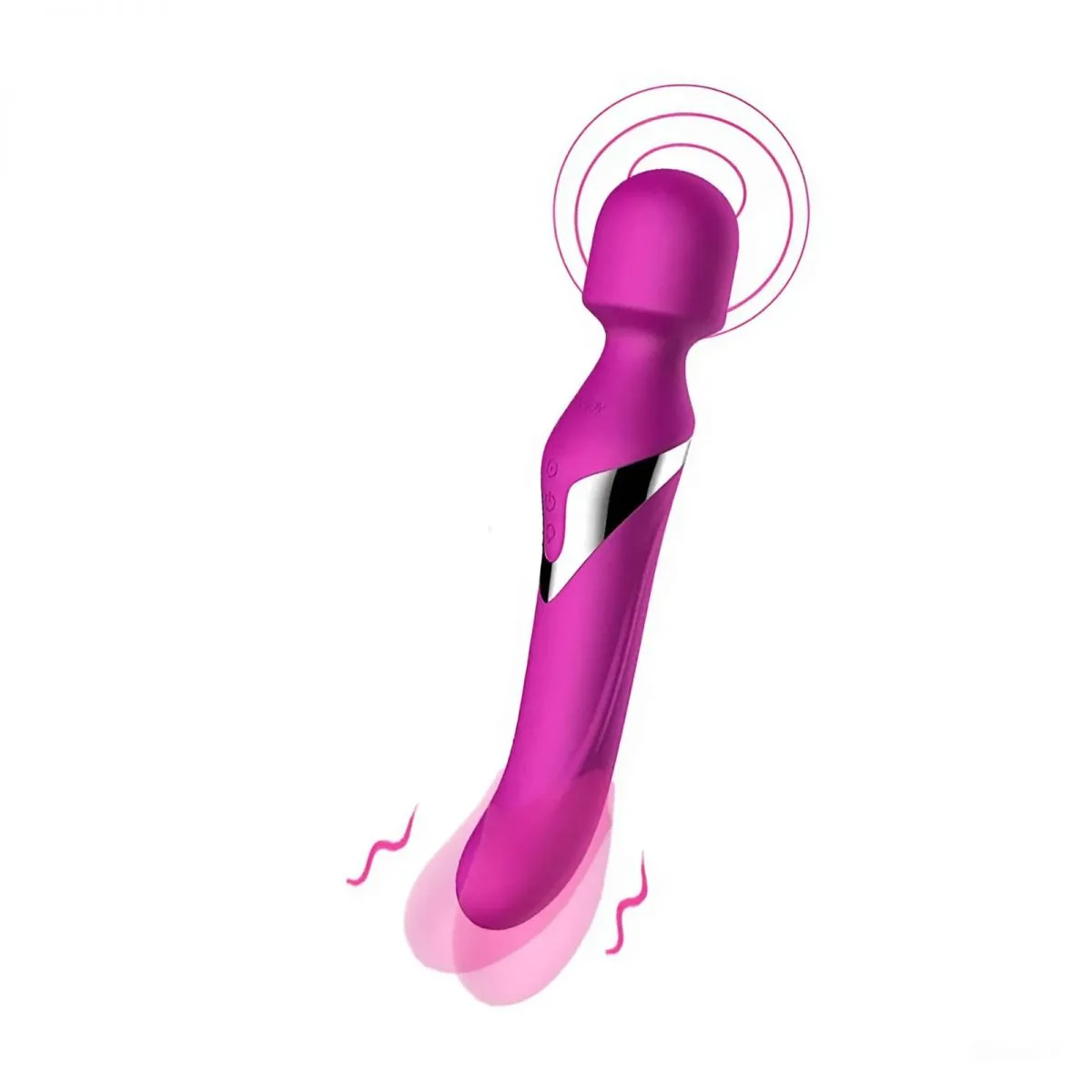 Aphojoy Premium Vibrating Rotating Love Wand Soft Silicone Tail Design — photo 4