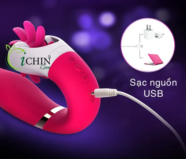 CHI 12 Mode Heat Rotation Tongue Massager Soft ABS — photo 6