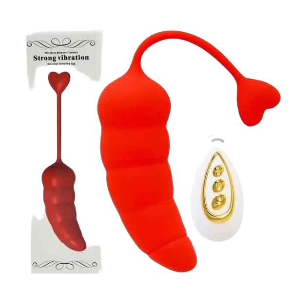 Chili 10-Speed Remote-Controlled Silicone Vibrating Egg