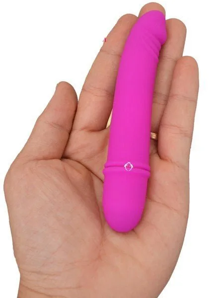 Mini Vibrating Clitoral Stimulator Pink Purple 12x2cm — photo 2