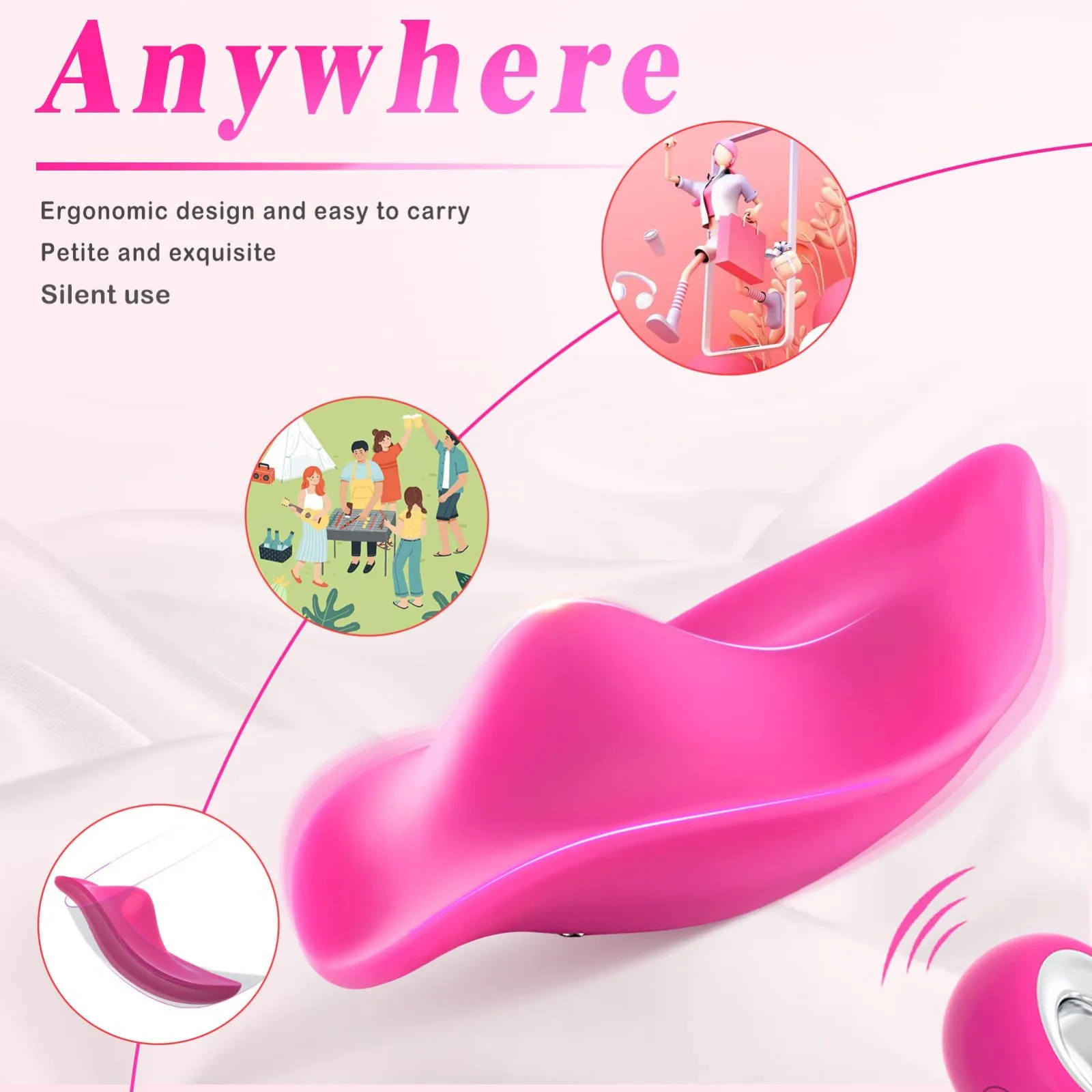 Remote Control Turtle Shell G Spot Vibrator Silicone — photo 4