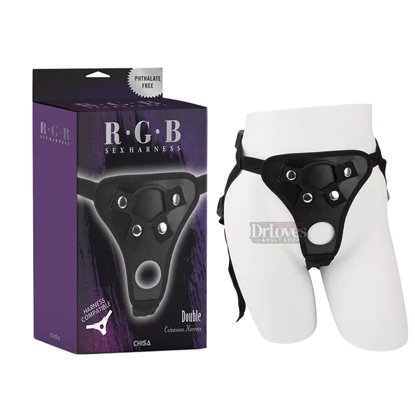 CHISA Adjustable Silicone Double Penis Extension Harness
