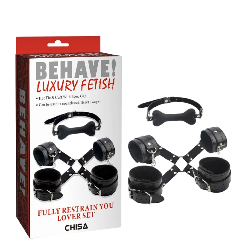 Chisa Behave Luxury BDSM Restraint Set Fetish Adult Play Kit