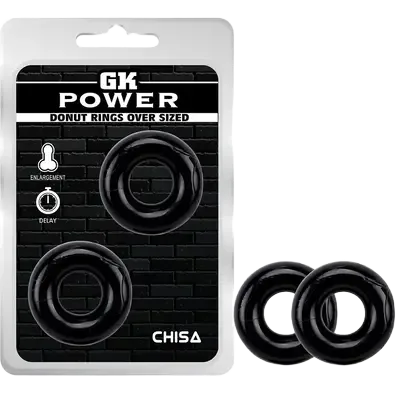 Chisa Black TPE Stretchy Male Penis Ring for Enhanced Performance
