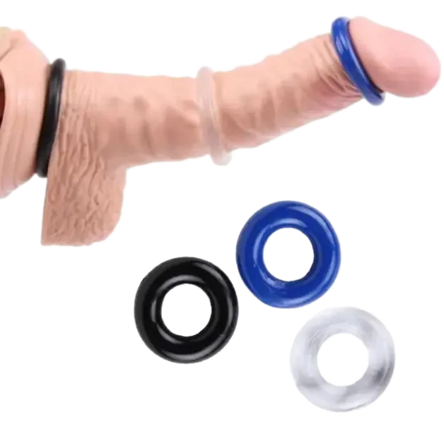 Chisa DC60P 3 Color Penis Rings Enhance Male Endurance