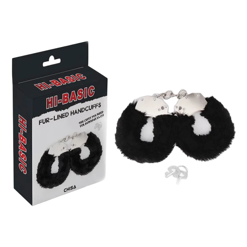 Chisa Fur-Lined Handcuffs BDSM Restraints Play