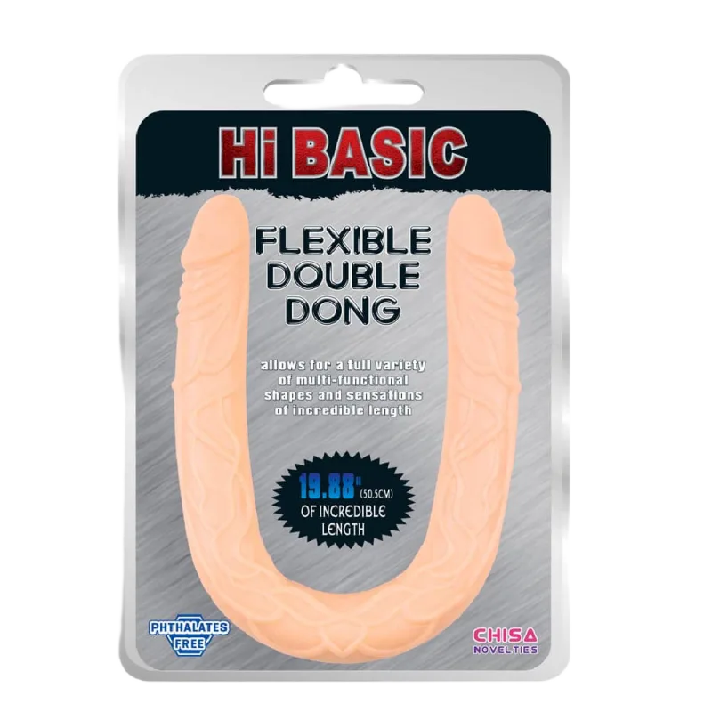 Chisa Hi Basic Flexible Double-Ended Soft Silicone Dildo