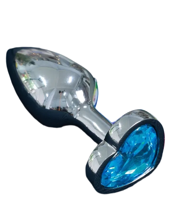 Chisa Hi-Basic Heart Base Stainless Steel Anal Plug
