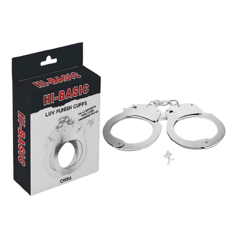 Chisa Hi Basic Luv Punish BDSM Metal Handcuffs Set