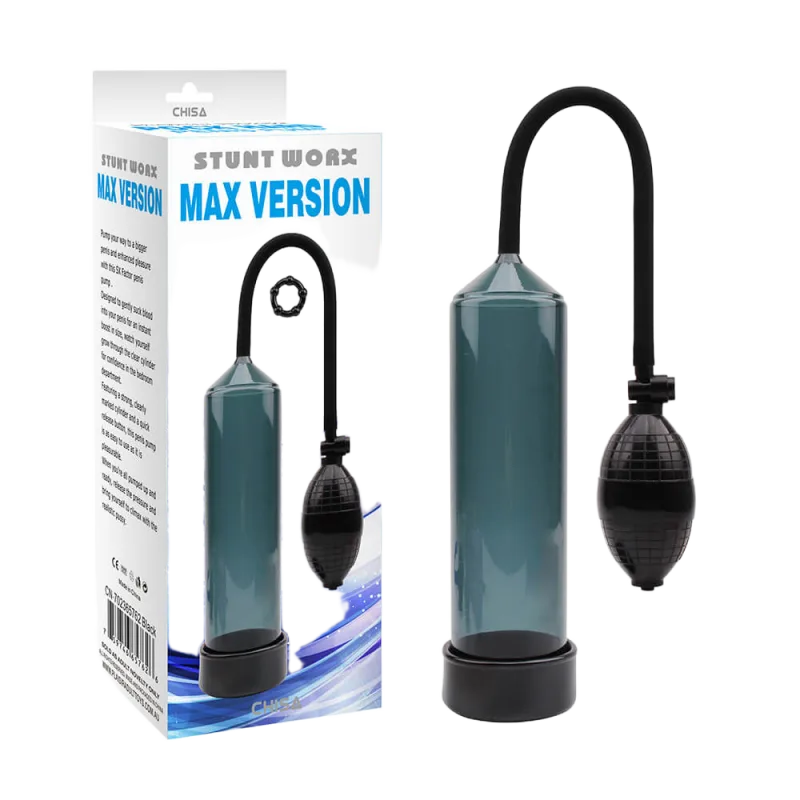 Chisa Max Black Vacuum Penis Enlargement & Training Device