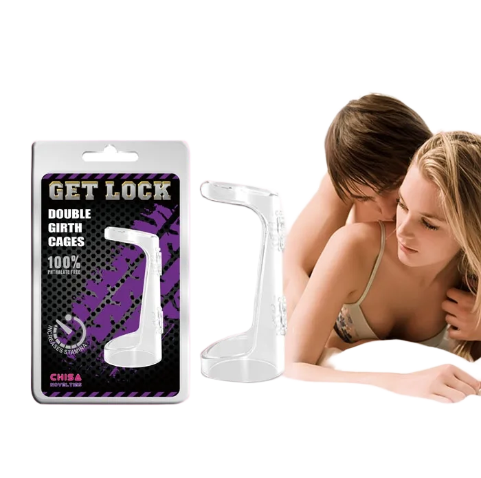 Chisa Penis Enhancer Ring Clear TPE Boosts Hardness