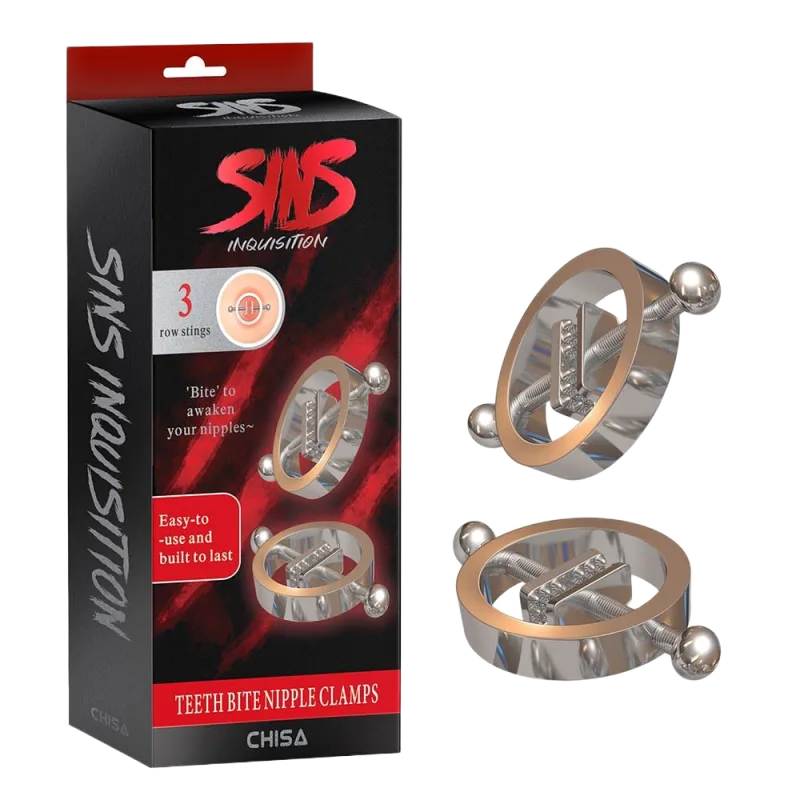 Chisa Sins Inquisition Teeth Bite Stimulating Nipple Clamps