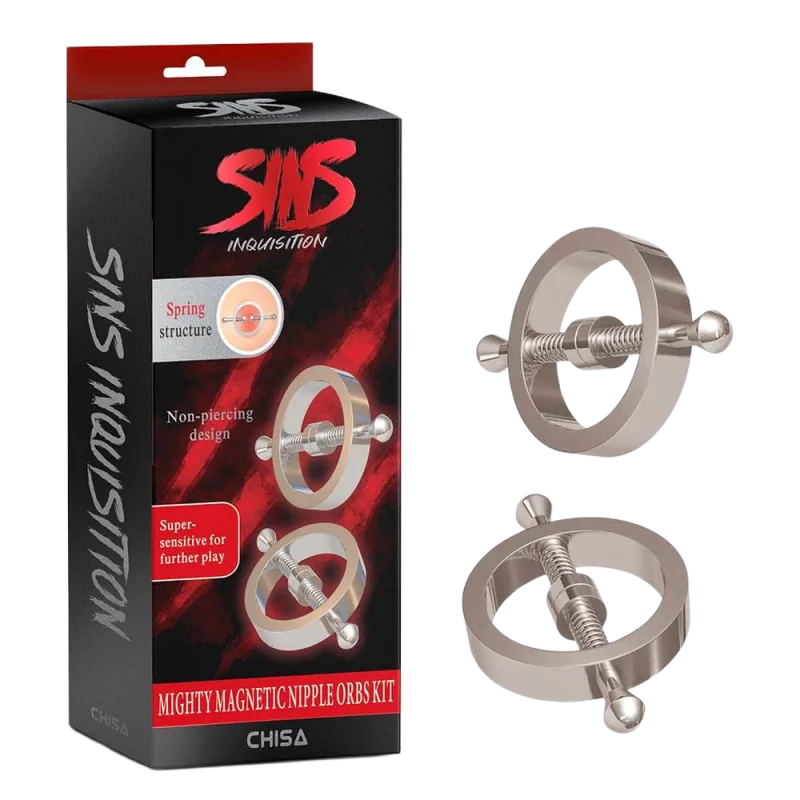 Chisa Sins Metal Adjustable Nipple Clamps BDSM Accessory