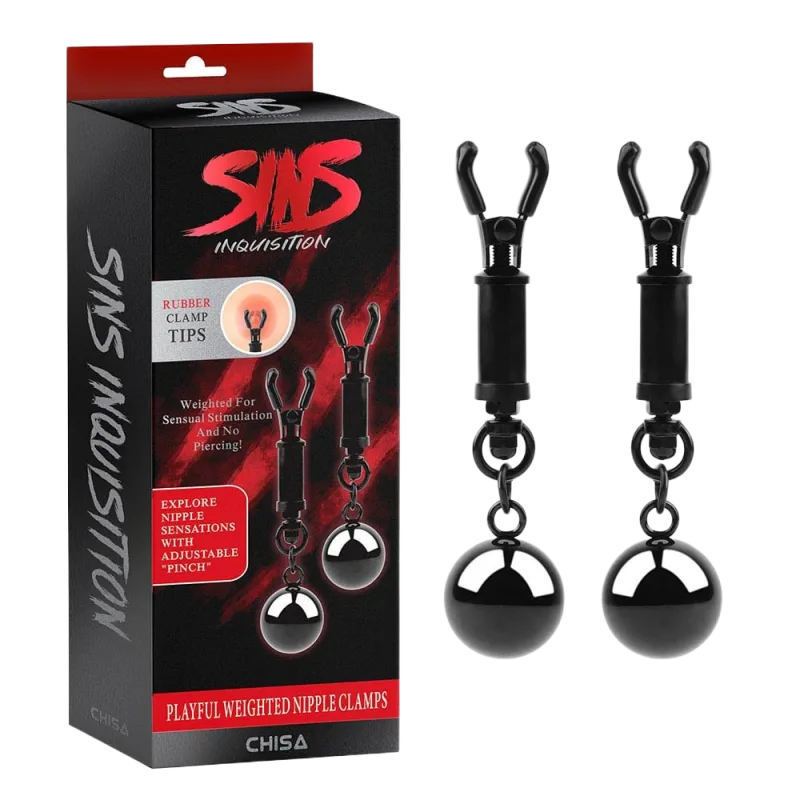 Chisa Sins Weighted Nipple Clamps for Intense Stimulation