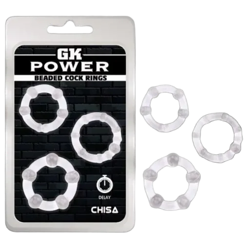Chisa Triple Bi Penis Rings Premium Delay Ejaculation Toy