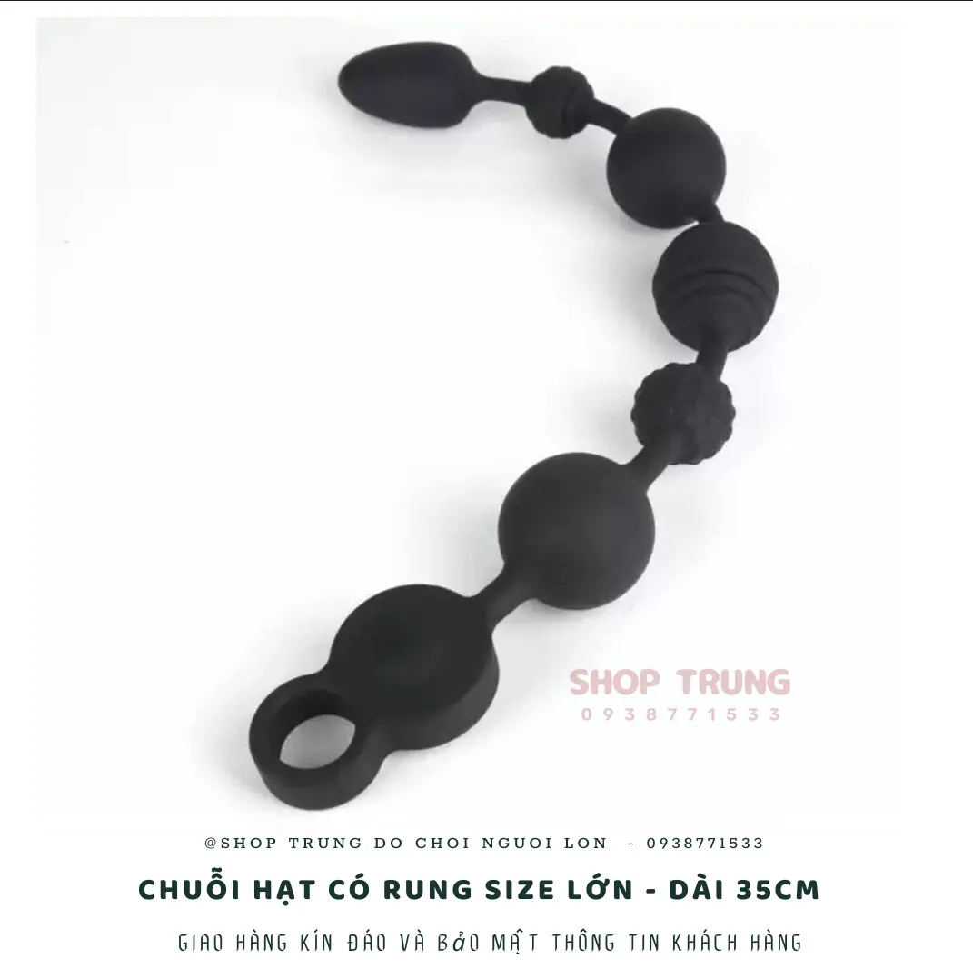 35cm Long 3-Motor Silicone Anal Bead Vibrator 10 Modes — photo 5