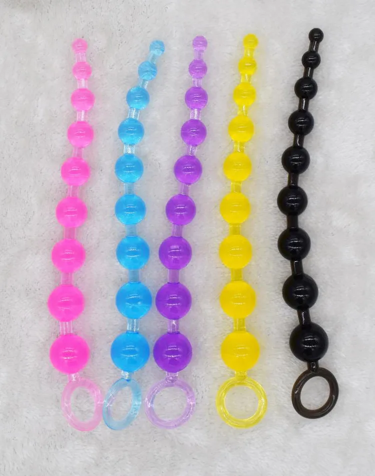 Soft Rubber Anal Beads AN 05 for Comfort & Effective Pleasure — photo 2