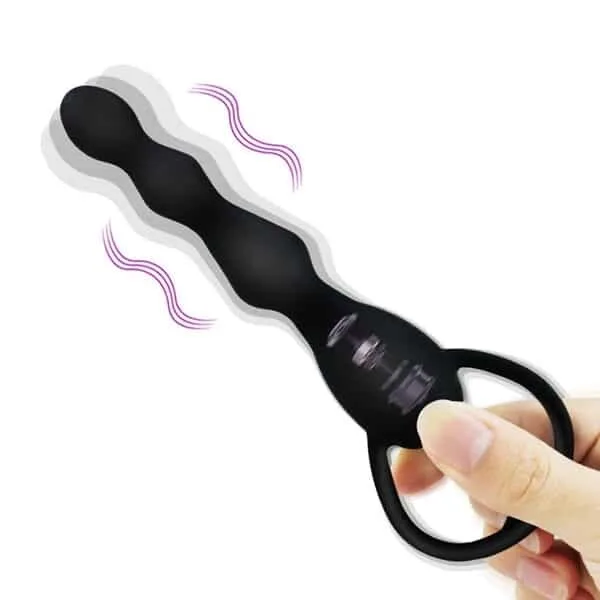 Soft Silicone Anal Bead Vibrating Chain for Beginners — photo 2