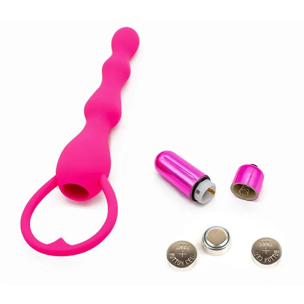 Soft Silicone Anal Bead Vibrating Chain for Beginners — photo 4