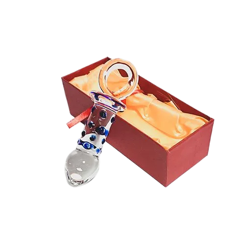 Clear Glass Anal Masturbator Male Gay High Durability Toy