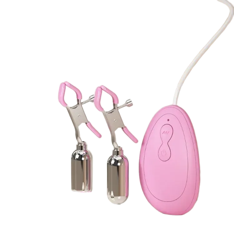 Cleo Nipple Clamp 10 Vibration Modes Safe Silicone
