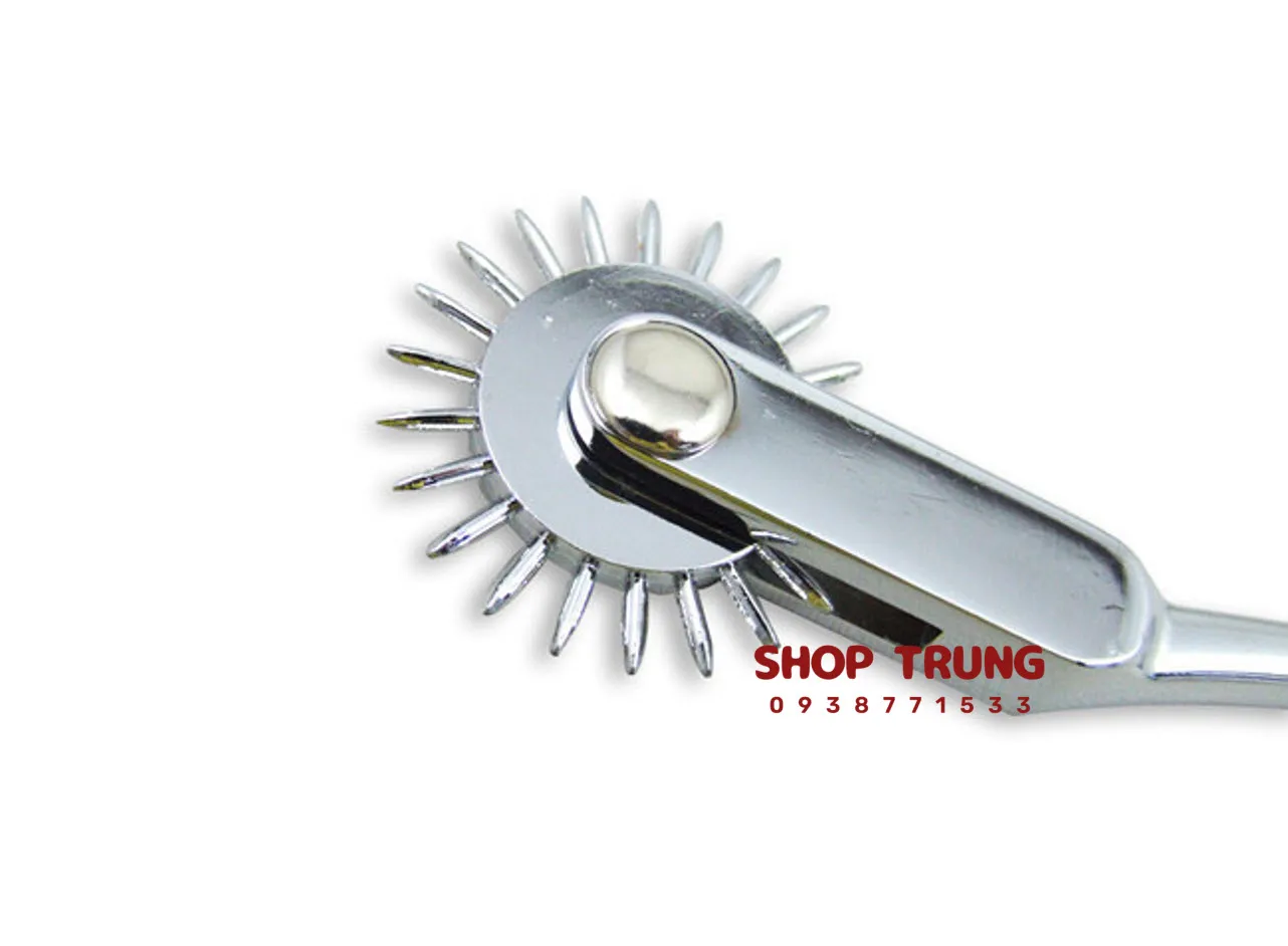 Spiked Metal Roller Wheel BDSM Sensory Stimulator — photo 4