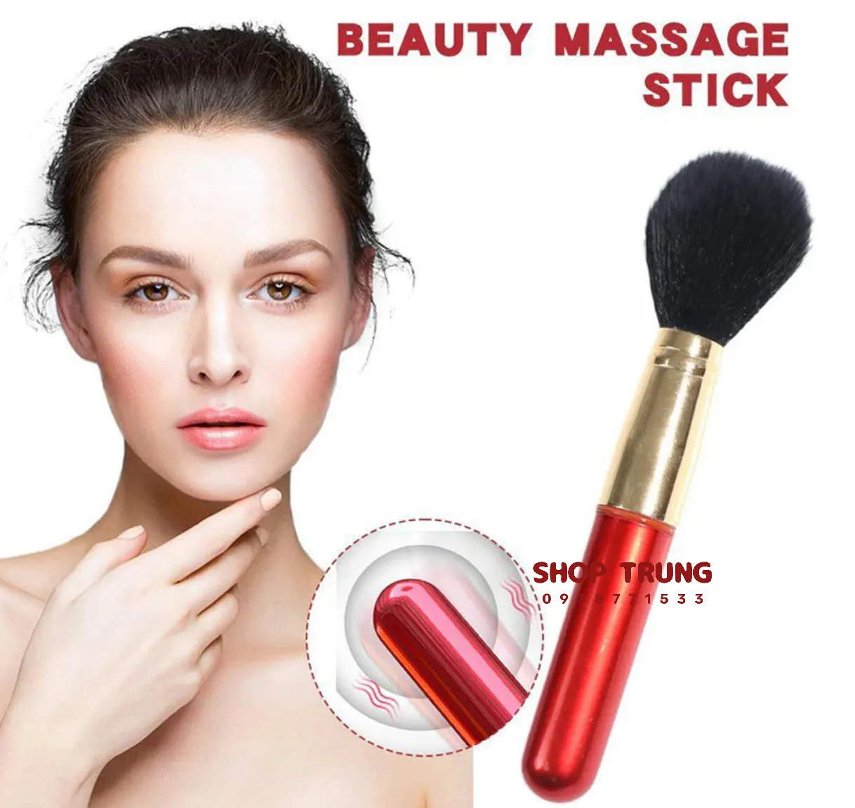 Discreet Vibrating Makeup Brush Adult Toy Secret Pleasure — photo 3