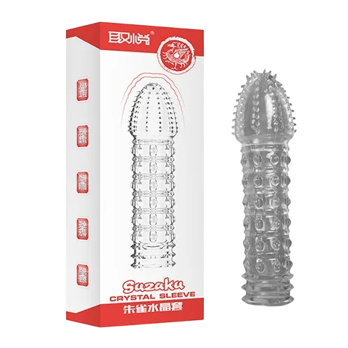CoBiiy textured extension sleeve for prolonged erection