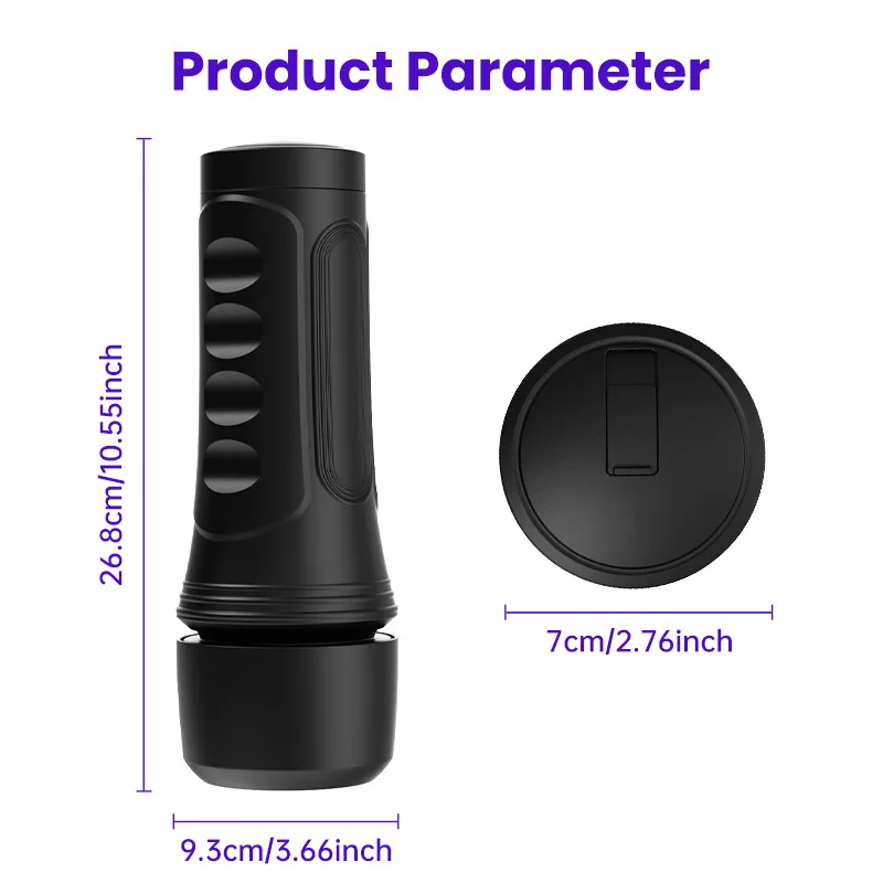 7-Mode Large Bull Head Flashlight Masturbator Vibration Silicone — photo 2