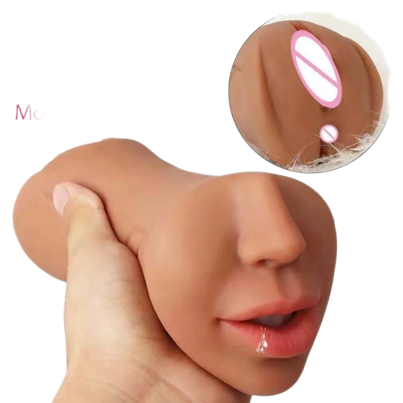 COC Rayna 3in1 Realistic Solid Mouth Vagina Anal Toy