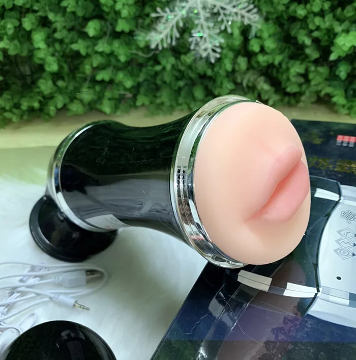 CTD20 Dual Head Wall Mounted Masturbation Cup with Sound — photo 4