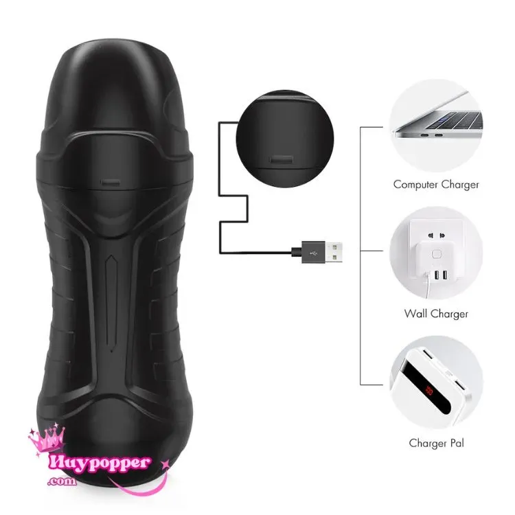 Lussi Multi-Function Masturbation Cup 4 Vibrations 3 Suctions — photo 3