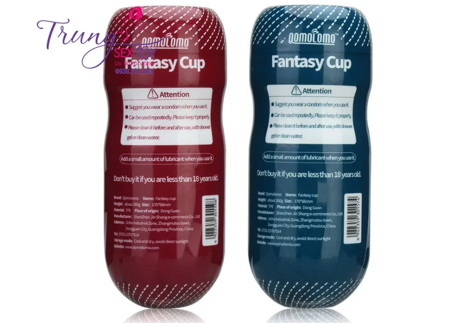 High Quality Silicone Male Masturbation Cup Red Blue — photo 5