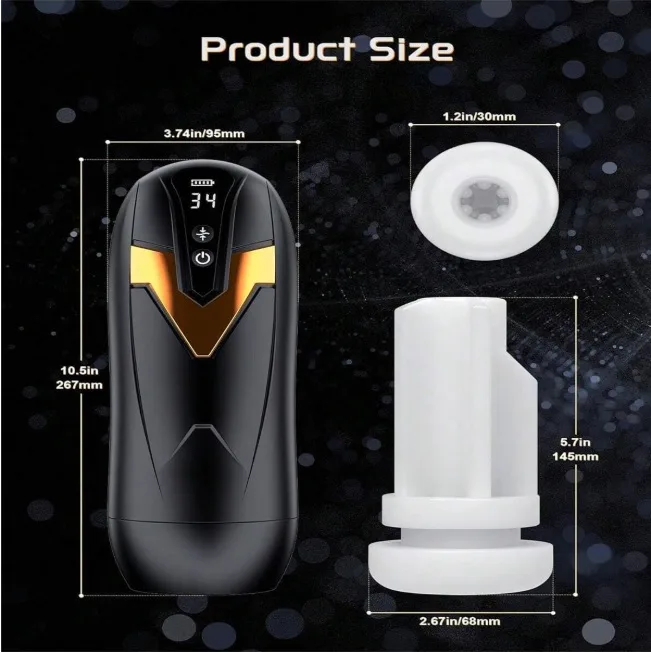 Iron Man 9 Modes Vibrating Male Masturbator Toy — photo 3