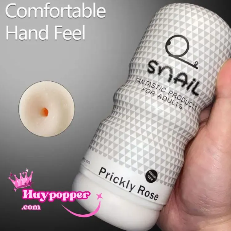 Snail Male Masturbation Cup – Soft Silicone, Reusable — photo 2