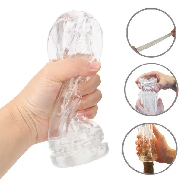 Silicone Snail Cup Male Masturbator Soft Realistic Texture — photo 2