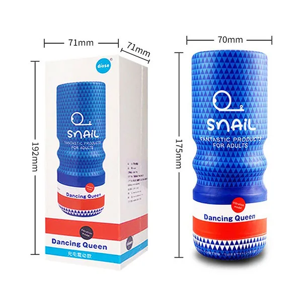 Snail Dancing Queen 20 Mode Rechargeable Transparent Masturbator — photo 3