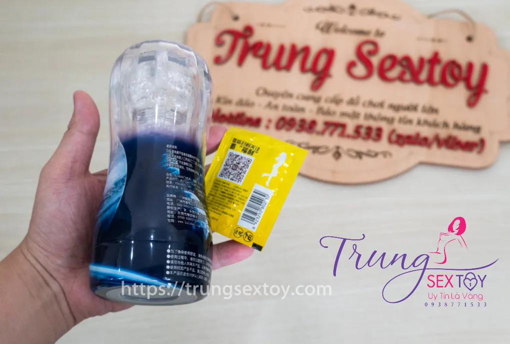 BigBang Transparent Male Masturbation Cup Reusable TPE — photo 3
