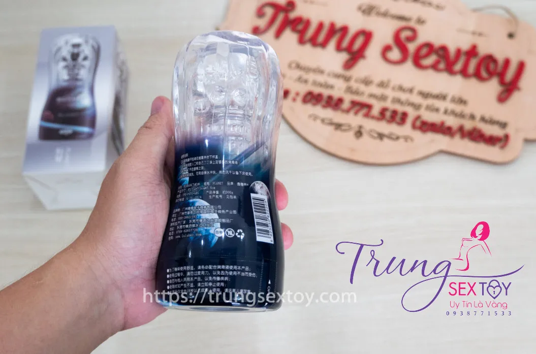 BigBang Transparent Male Masturbation Cup Reusable TPE — photo 6