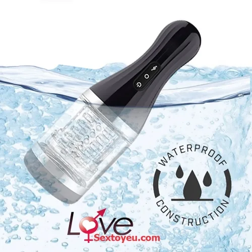 Compact 360° Automatic Rotating Masturbation Cup Black — photo 4