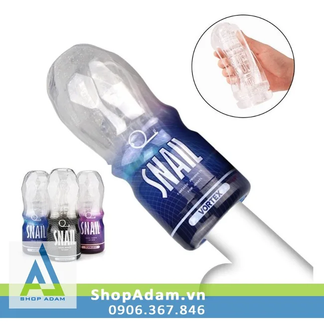 Snail Transparent Male Masturbation Cup Soft TPE — photo 2