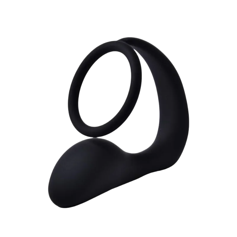 Cockring Anal Vibrator Silicone High Stimulation for Gay Men