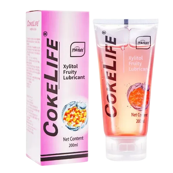 COKELIFE Water-Based Peach Scented Lubricant 200ml Smooth Glide
