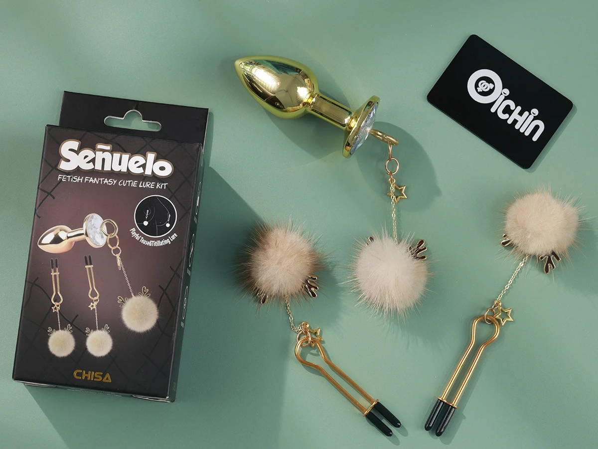 Chisa Senuelo Fetish Fantasy Nipple Clamps & Butt Plug — photo 7