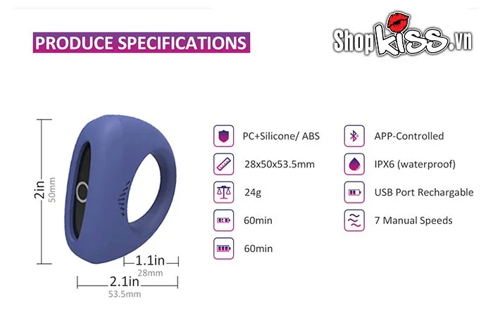 CoupleAppControlVibratingRingAndEggSiliconeSet — photo 7